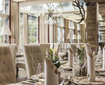 Innenansicht Restaurant Sacher Seefeld