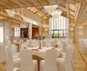 Sacher Salon im Event Chalet für private Feiern