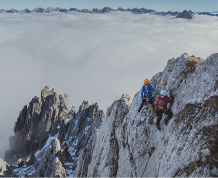 Klettersteig in Seefeld