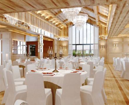Innenansicht Sacher Event Chalet