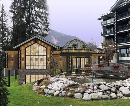 Außenansicht Sacher Event Chalet