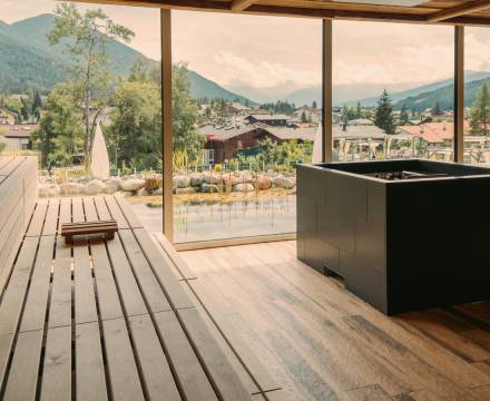 Panorama Sauna Im Alpine Resort Sacher