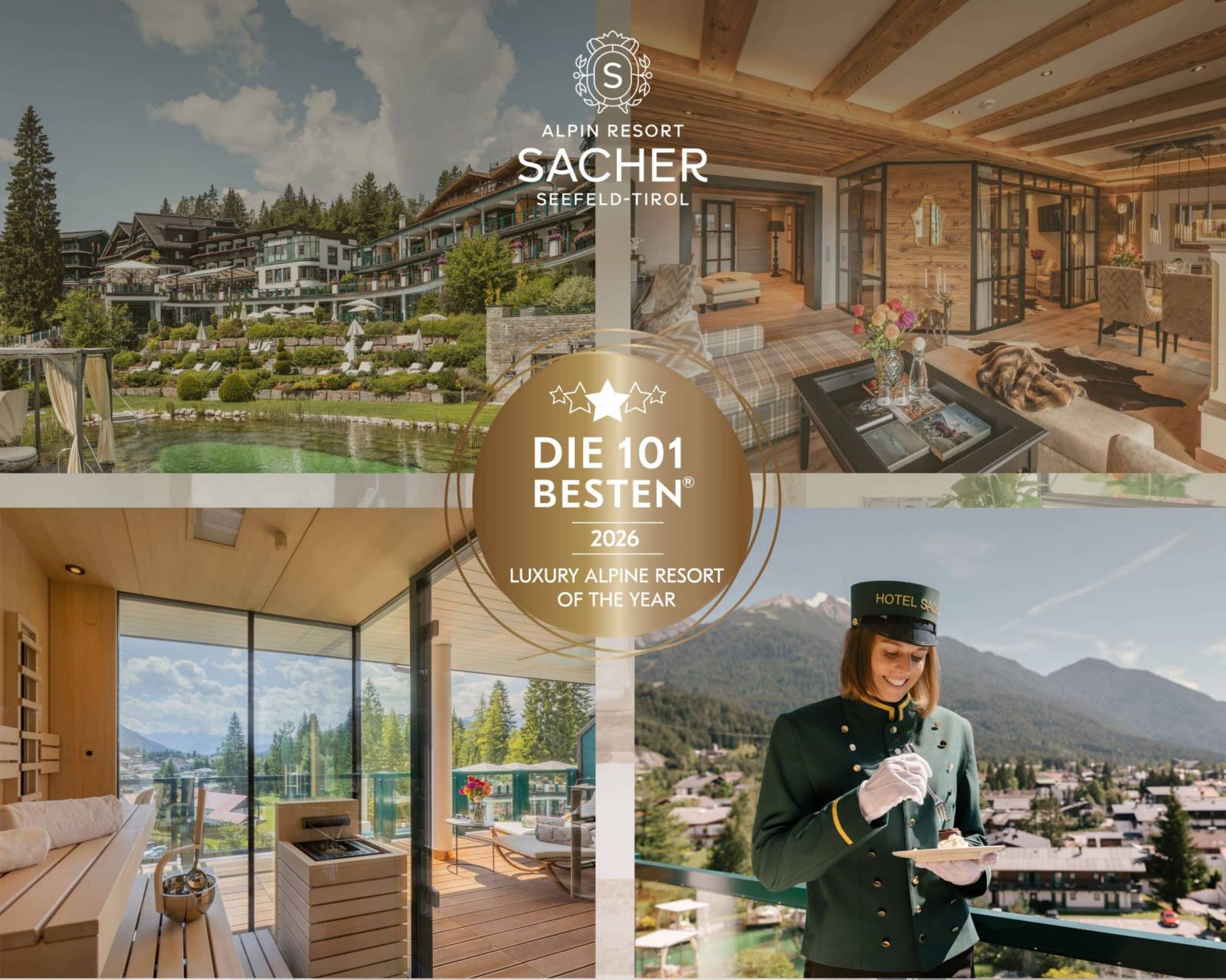 Alpin Resort Sacher Seefeld als Luxury Alpine Resort 2026 Symbolfoto